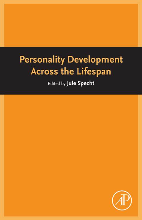 Cover image for book Personality Development Across the Lifespan