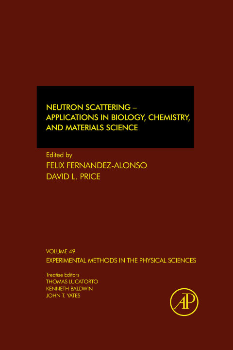 Cover image for book Neutron Scattering – Applications in Biology, Chemistry, and Materials Science