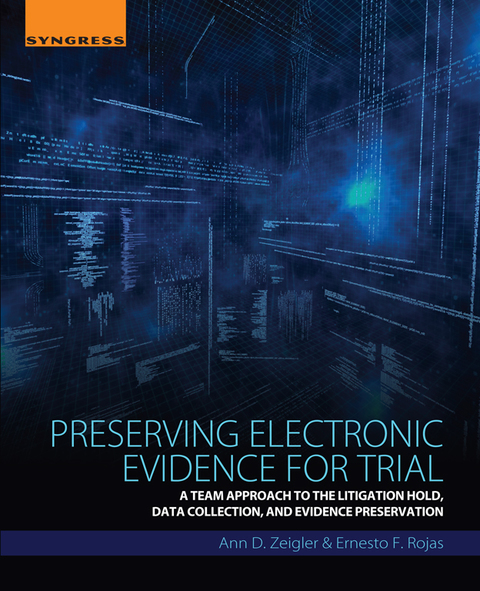 Cover image for book Preserving Electronic Evidence for Trial