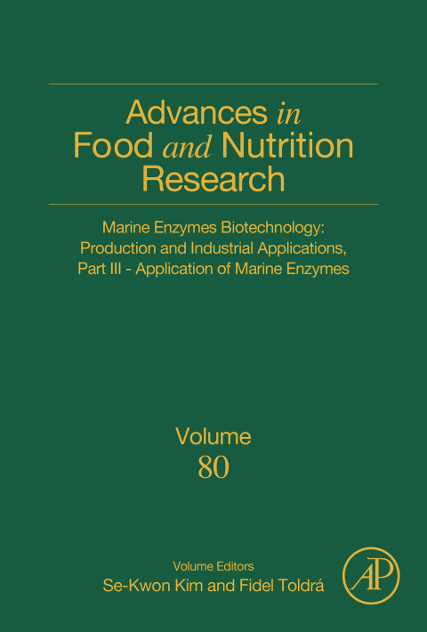 Cover image for book Marine Enzymes Biotechnology: Production and Industrial Applications, Part III - Application of Marine Enzymes