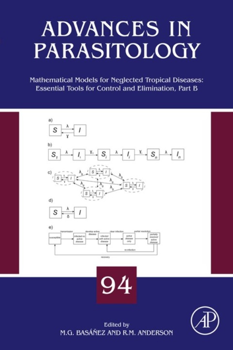 Cover image for book Mathematical Models for Neglected Tropical Diseases: Essential Tools for Control and Elimination, Part B