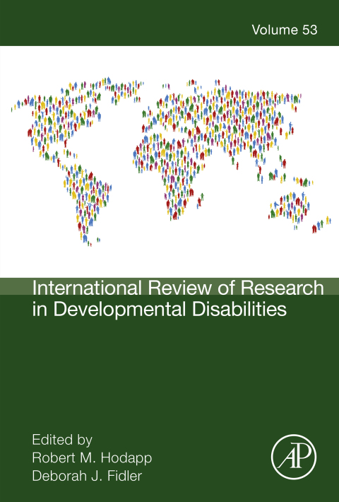 Cover image for book International Review of Research in Developmental Disabilities