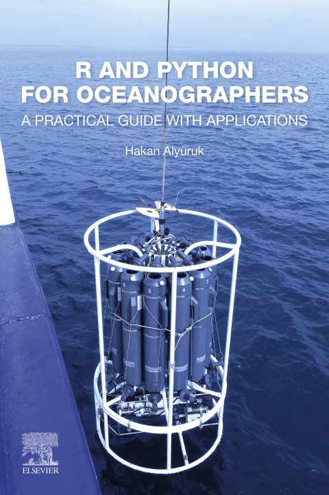 Cover image for book R and Python for Oceanographers