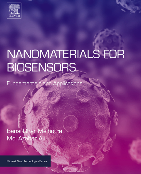Cover image for book Nanomaterials for Biosensors