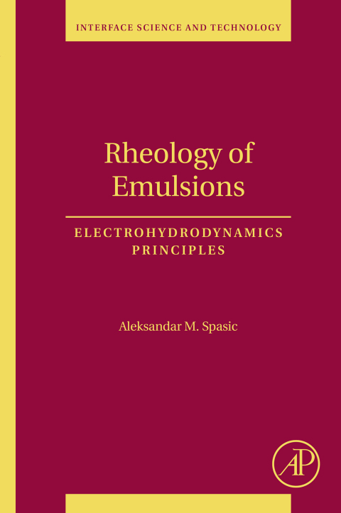 Cover image for book Rheology of Emulsions