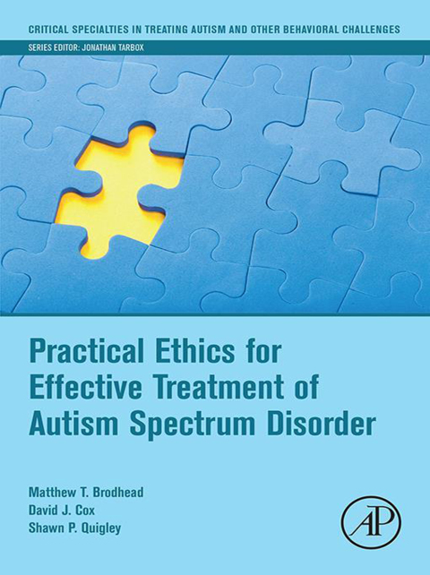 Cover image for book Practical Ethics for Effective Treatment of Autism Spectrum Disorder