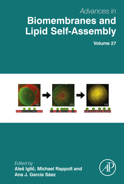 Cover image for book Advances in Biomembranes and Lipid Self-Assembly