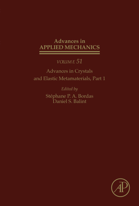 Cover image for book Advances in Crystals and Elastic Metamaterials, Part 1