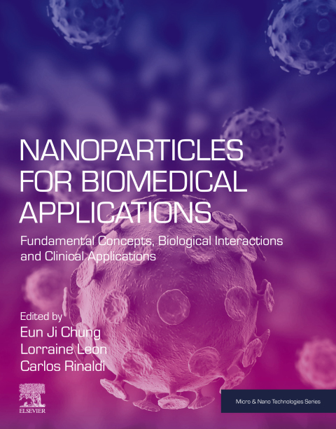 Cover image for book Nanoparticles for Biomedical Applications