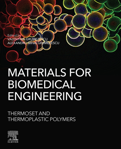 Cover image for book Materials for Biomedical Engineering: Thermoset and Thermoplastic Polymers
