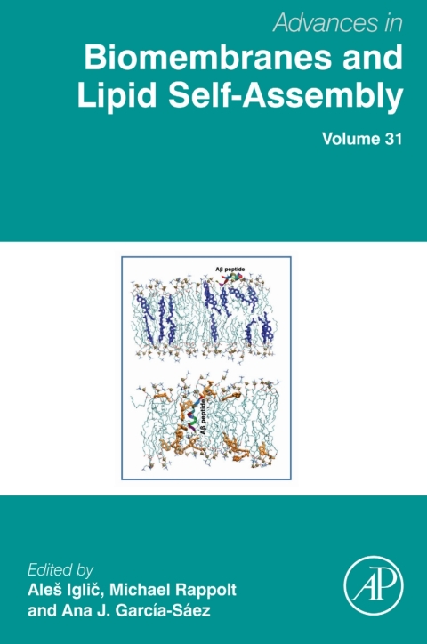 Cover image for book Advances in Biomembranes and Lipid Self-Assembly