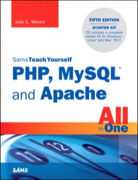 SAMS TEACH YOURSELF PHP MYSQL AND APACHE ALL IN 1