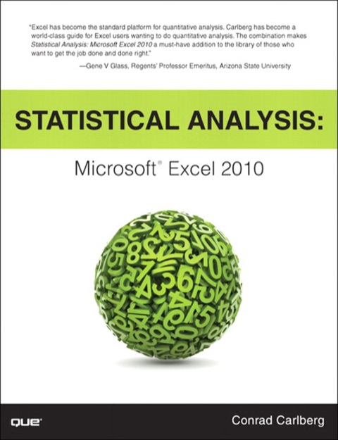 Cover image for book Statistical Analysis