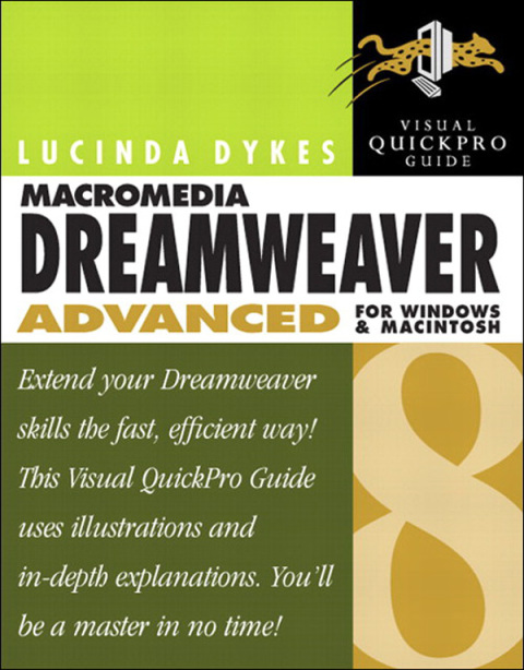 Cover image for book Macromedia Dreamweaver 8 Advanced for Windows and Macintosh