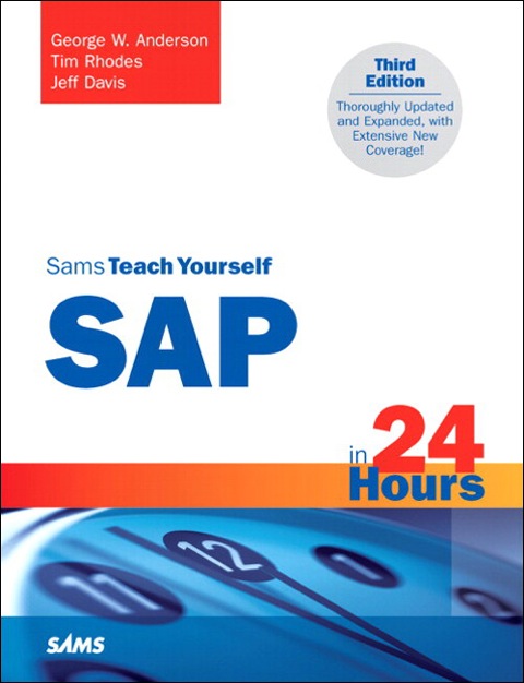 Cover image for book Sams Teach Yourself SAP in 24 Hours
