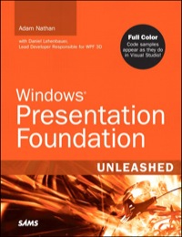 صورة الغلاف: Windows Presentation Foundation Unleashed 1st edition 9780672328916