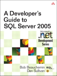 Cover image: Developer's Guide to SQL Server 2005, A 1st edition 9780321382184
