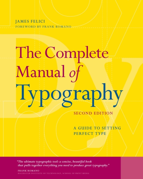 Cover image for book The Complete Manual of Typography