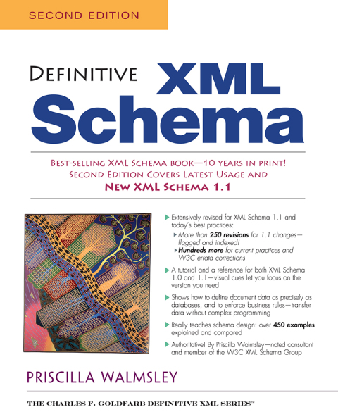Cover image for book Definitive XML Schema