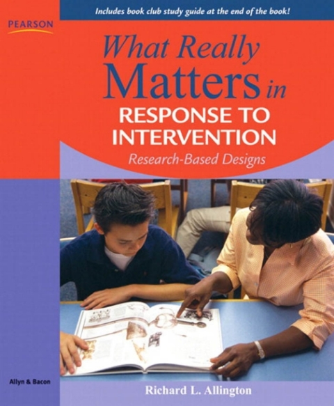 Cover image for book What Really Matters in Response to Intervention