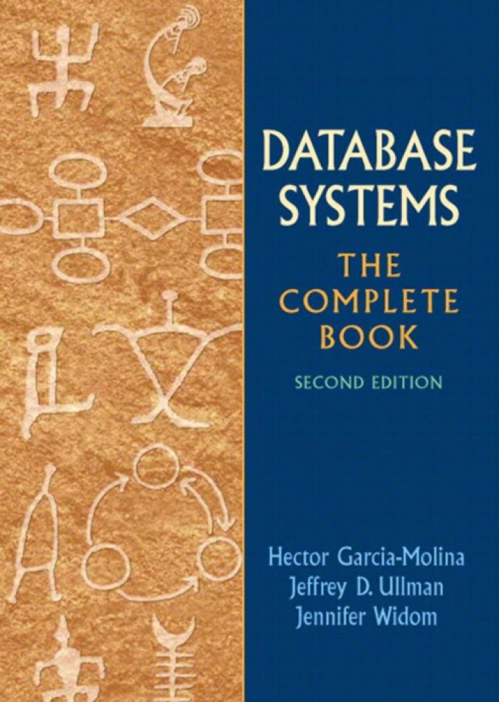[Cover of Database Systems: The Complete Book, 2nd edition.] 