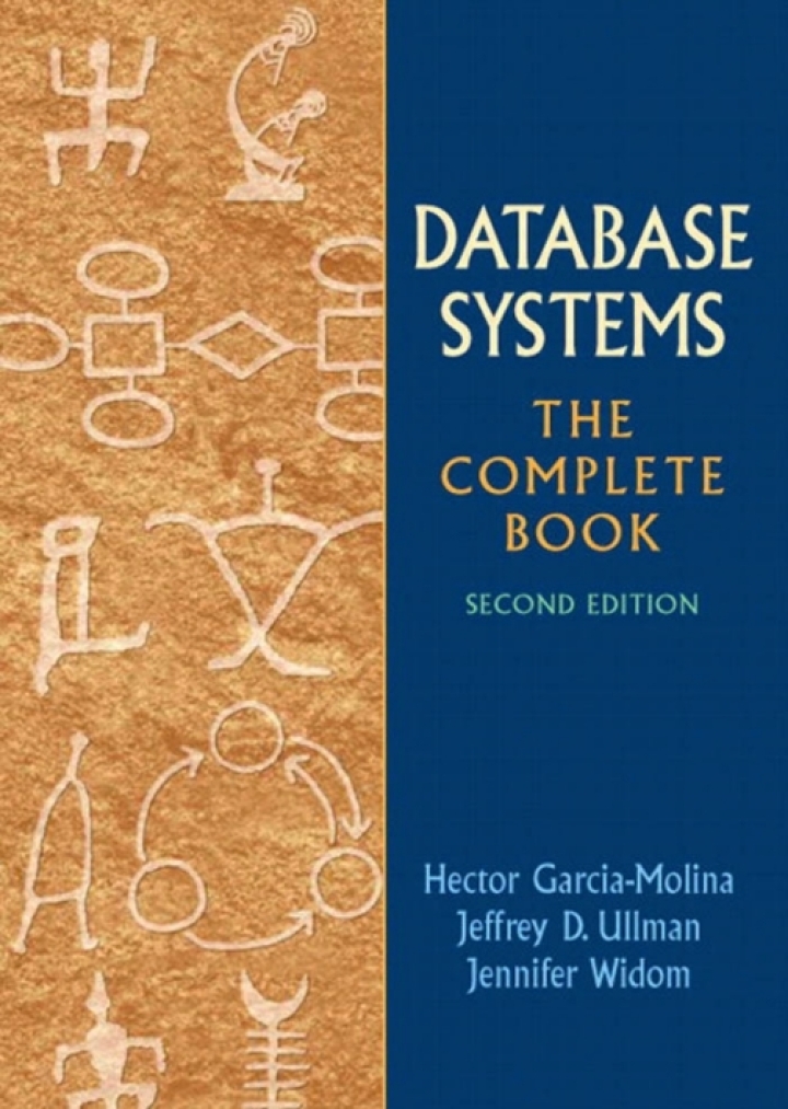 [Cover of Database Systems: The Complete Book, 2nd edition.] 