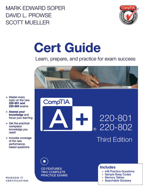 CompTIA A+ 220-801 and 220-802 Cert Guide 