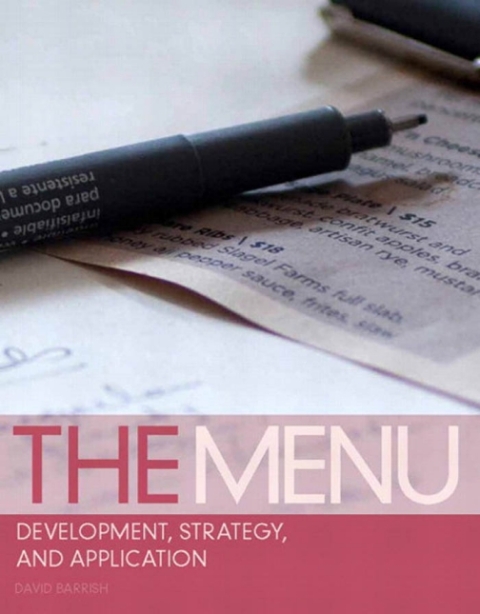 Cover image for book The Menu: Development, Strategy, and Application