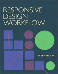 Cover image: Responsive Design Workflow 1st edition 9780321887863
