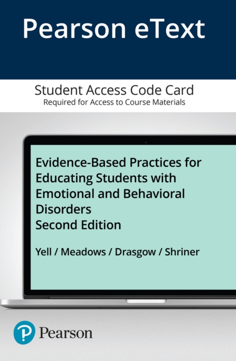Cover image for book Evidence-Based Practices for Educating Students with Emotional and Behavioral Disorders -- Pearson eText