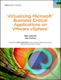 Imagen de portada: Virtualizing Microsoft Business Critical Applications on VMware vSphere 1st edition 9780321912039