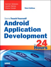 Omslagafbeelding: Android Application Development in 24 Hours, Sams Teach Yourself 3rd edition 9780672334443