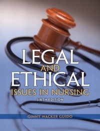 ethical nursing issues legal guido ginny edition wacker 6th bank test subscription pearson health jd rn msn alibris amazon book