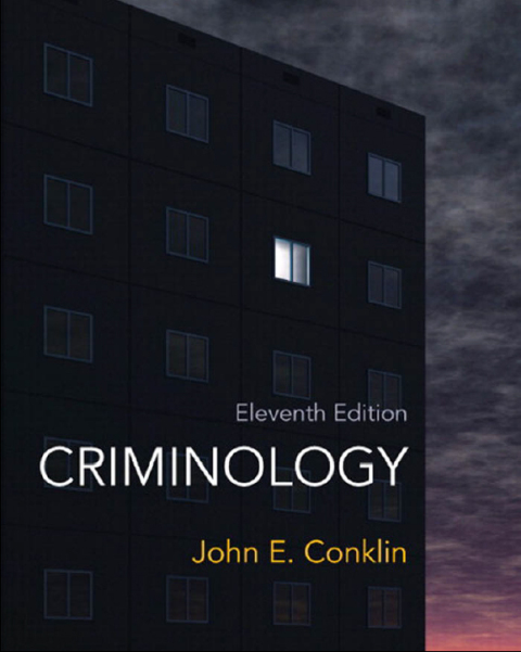 Cover image for book Criminology
