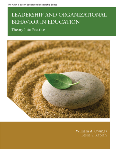 Cover image for book Leadership and Organizational Behavior in Education