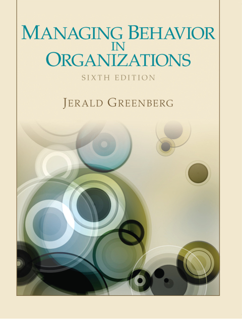 Cover image for book Managing Behavior in Organizations