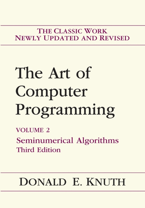 Cover image for book The Art of Computer Programming