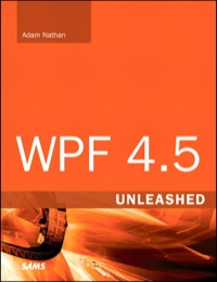 Cover image: WPF 4.5 Unleashed 1st edition 9780672336973