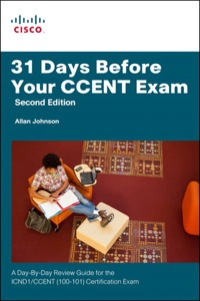 Titelbild: 31 Days Before Your CCENT Certification Exam 2nd edition 9781587204531