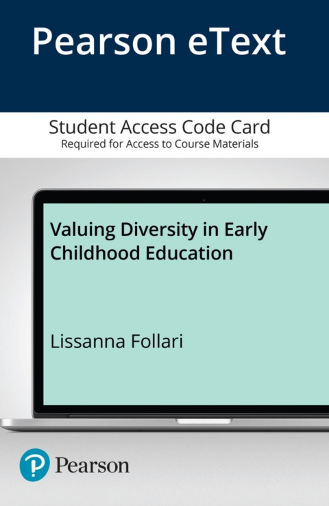 Cover image for book Valuing Diversity in Early Childhood Education -- Enhanced Pearson eText