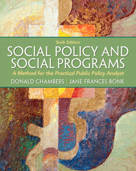 Cover image for book Social Policy and Social Programs