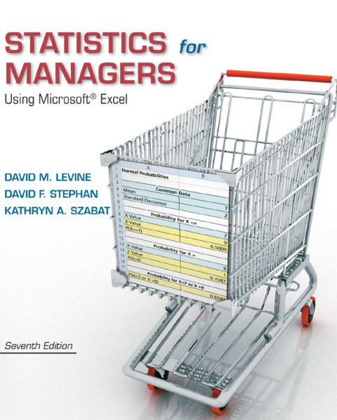 Cover image for book Statistics for Managers Using Microsoft Excel