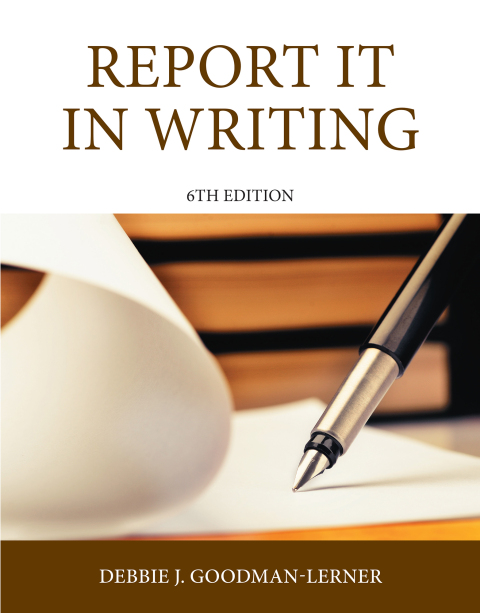 Cover image for book Report It in Writing