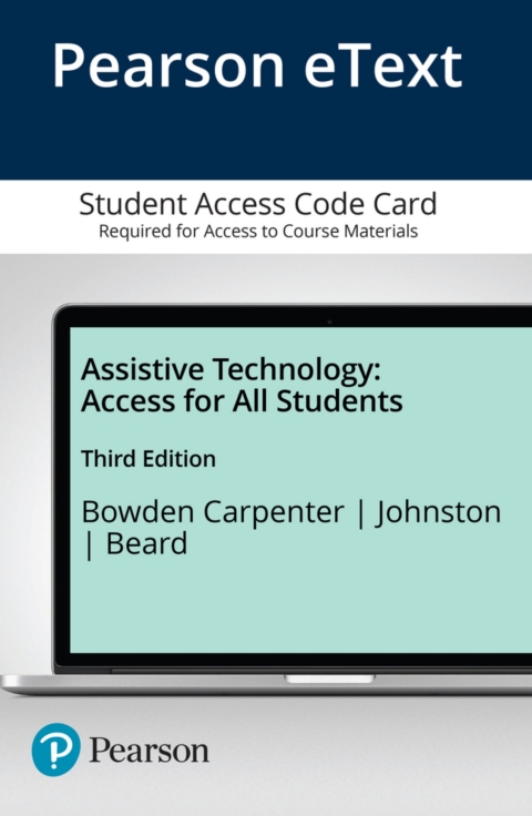 Cover image for book Assistive Technology: Access for All Students -- Pearson eText