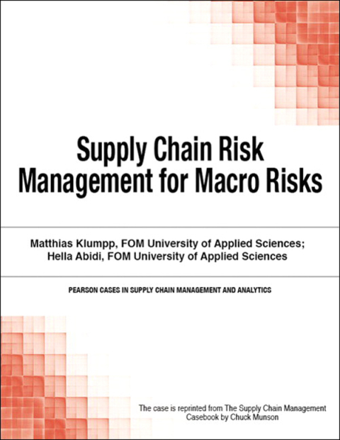 Cover image for book Supply Chain Risk Management for Macro Risks