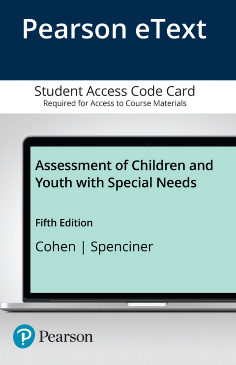 Cover image for book Assessment of Children and Youth with Special Needs