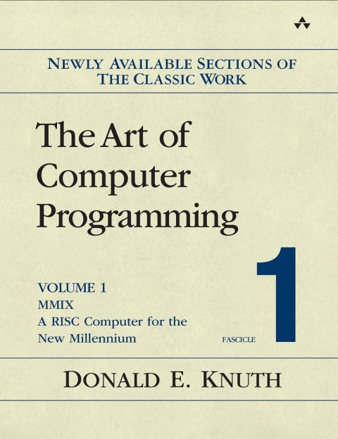 Cover image for book The Art of Computer Programming, Volume 1, Fascicle 1