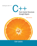 Starting Out with C++ From Control Structures to Objects - Tony Gaddis