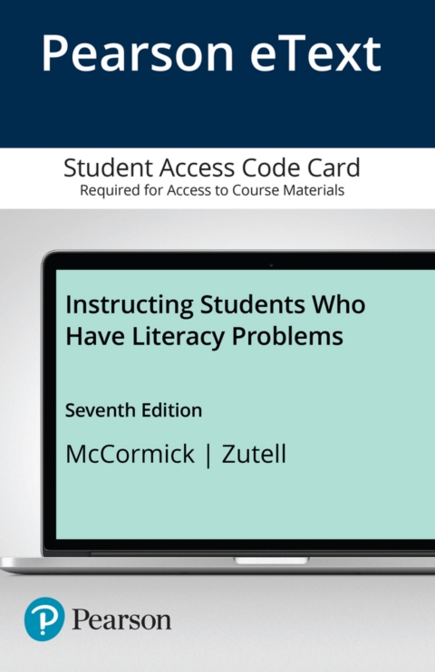 Cover image for book Instructing Students Who Have Literacy Problems -- Enhanced Pearson eText