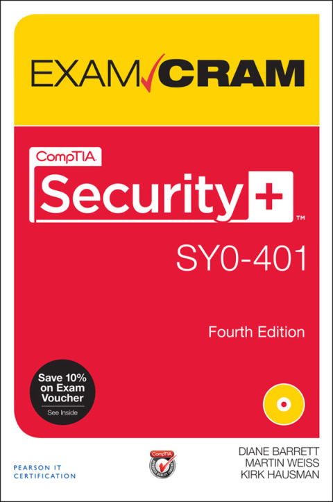 Cover image for book CompTIA Security+ SY0-401 Exam Cram